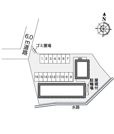 ★手数料０円★福岡市城南区南片江２丁目 月極駐車場